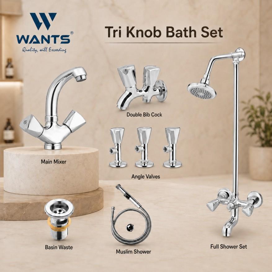 Tri Knob Set sanitary product