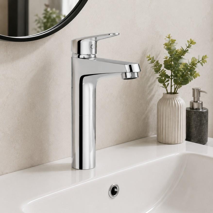 Violet Basin Mixer with EXT sanitary product
